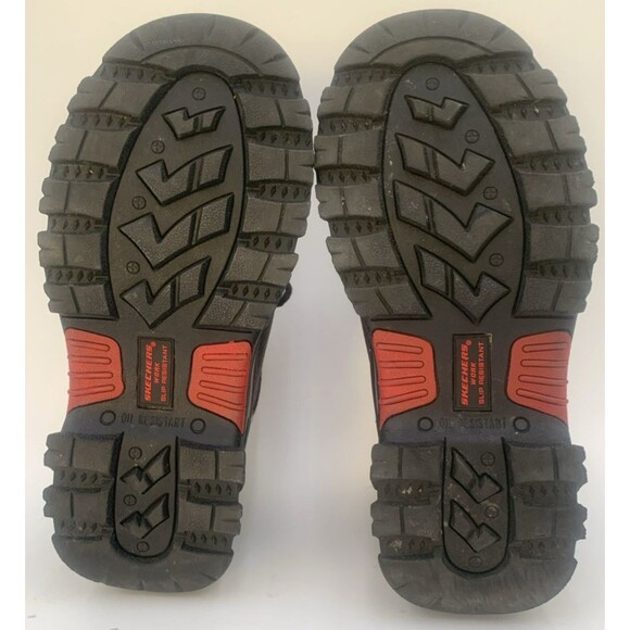 Skechers Work Men's Burgin-Tarlac Industrial Work Boots Steel Toe Size 7 Brown - Picture 10 of 14